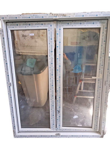 Pvc window double swing door - double,
