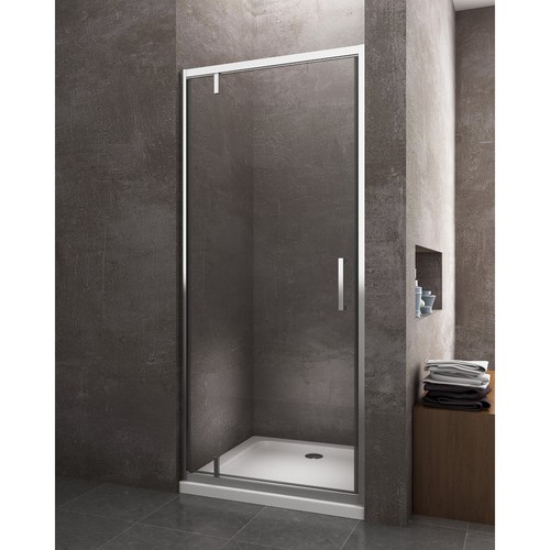 Singing shower door with - shower,