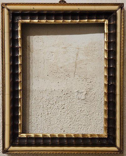 Frame gilded and - frame,, ivory