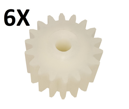 6pcs nylon gears for came - came, ati