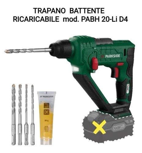 Trapano battente parkside 20v - trapano,